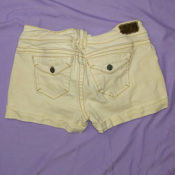 EUC INDUSTRIAL COTTON SIZE 5 JEAN SHORTS - Picture 6 of 7
